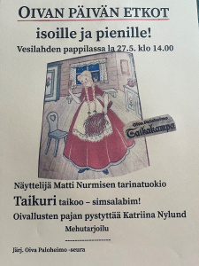 OIVAN PÄIVÄN ETKOT Pappilassa