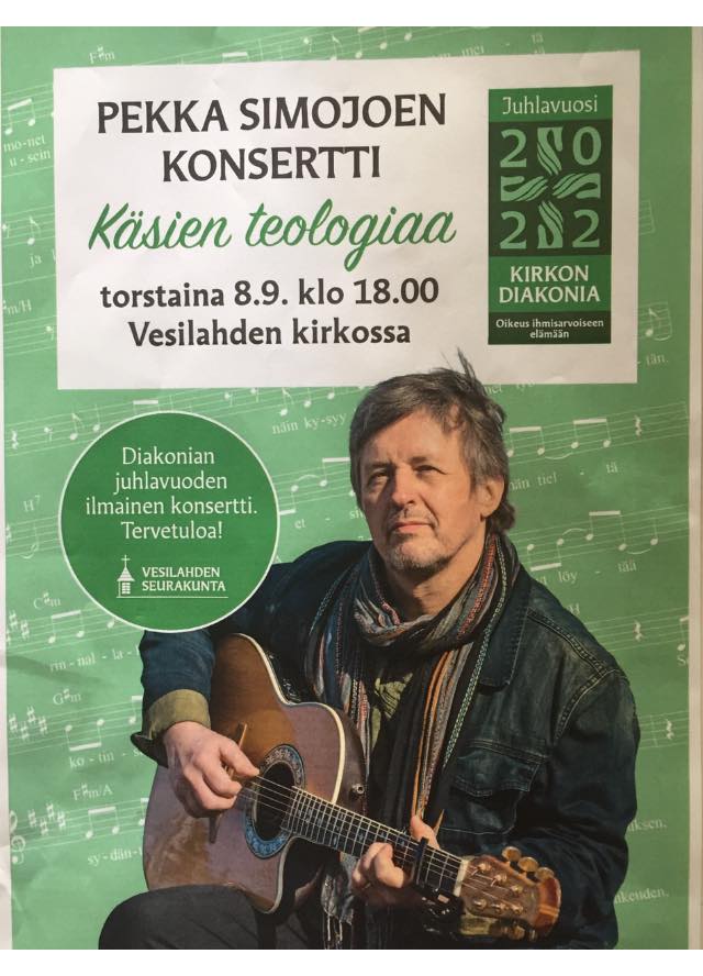 Pekka Simojoki pitää konsertin Vesilahden kirkossa