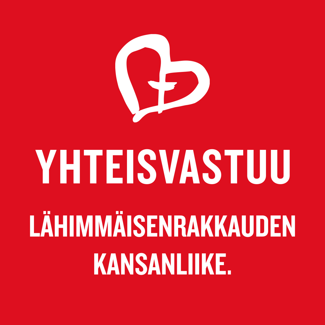 Yheisvastuukeräyksen 2022 kuva, jossa punaisella taustalla valkoinen sydän ja teksti: Yhteisvastuu. Lähimmä...